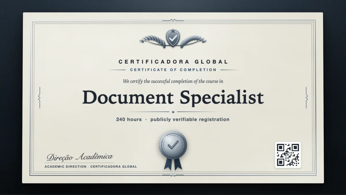 Cover of the Document Specialist course