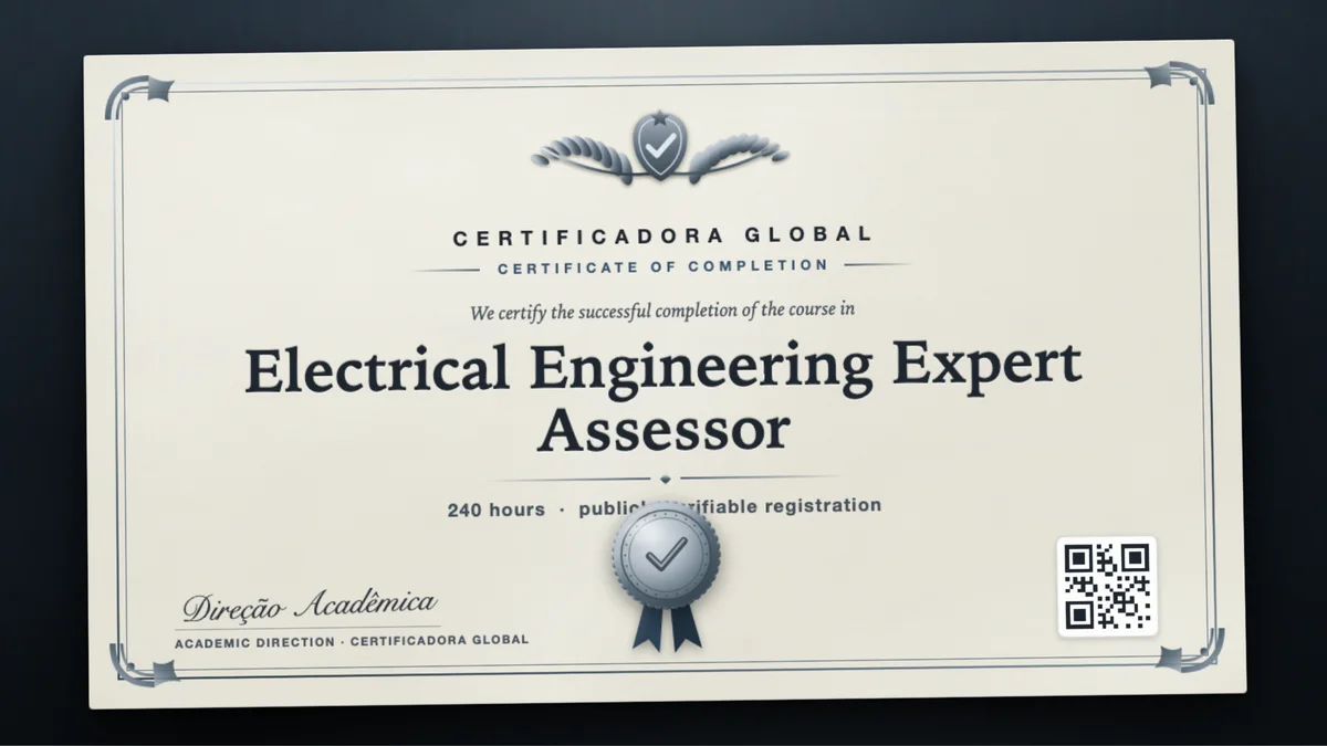 Cover of the Electrical Engineering Expert Assessor course