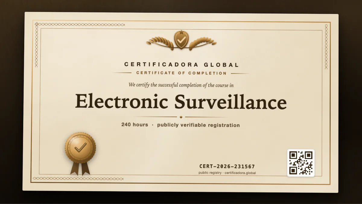 Cover of the Electronic Surveillance course