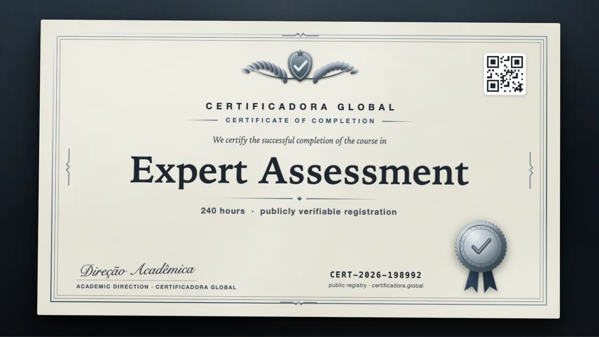 Cover of the Expert Assessment course