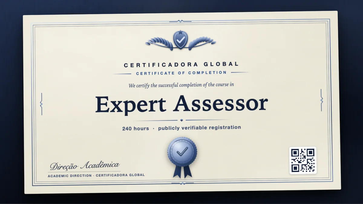 Cover of the Expert Assessor course