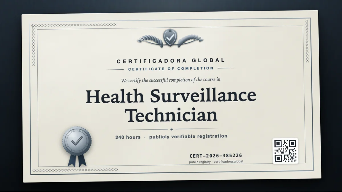 Cover of the Health Surveillance Technician course