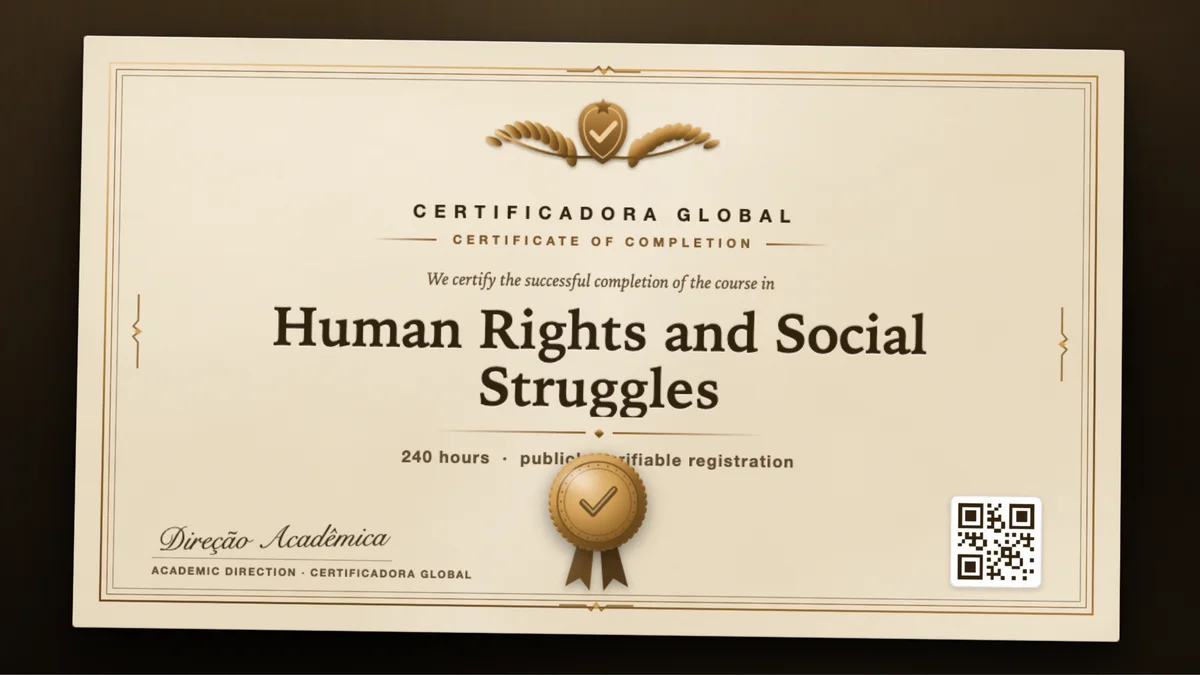 Cover of the Human Rights and Social Struggles course