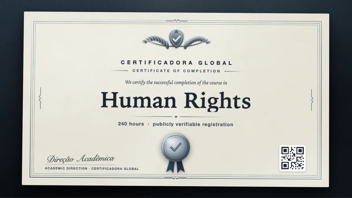 Cover of the Human Rights course