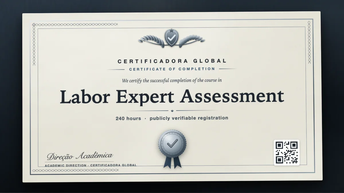 Cover of the Labor Expert Assessment course