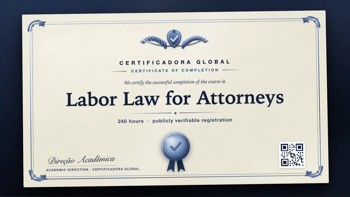 Cover of the Labor Law for Attorneys course