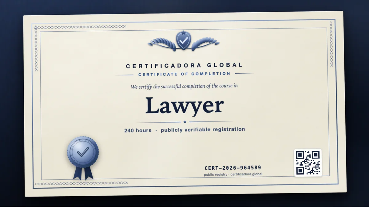 Cover of the Lawyer course