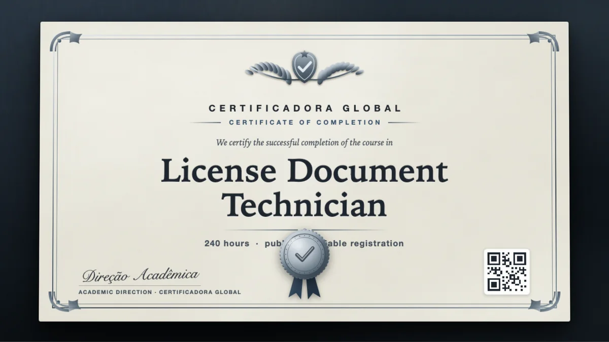 Cover of the License Document Technician course