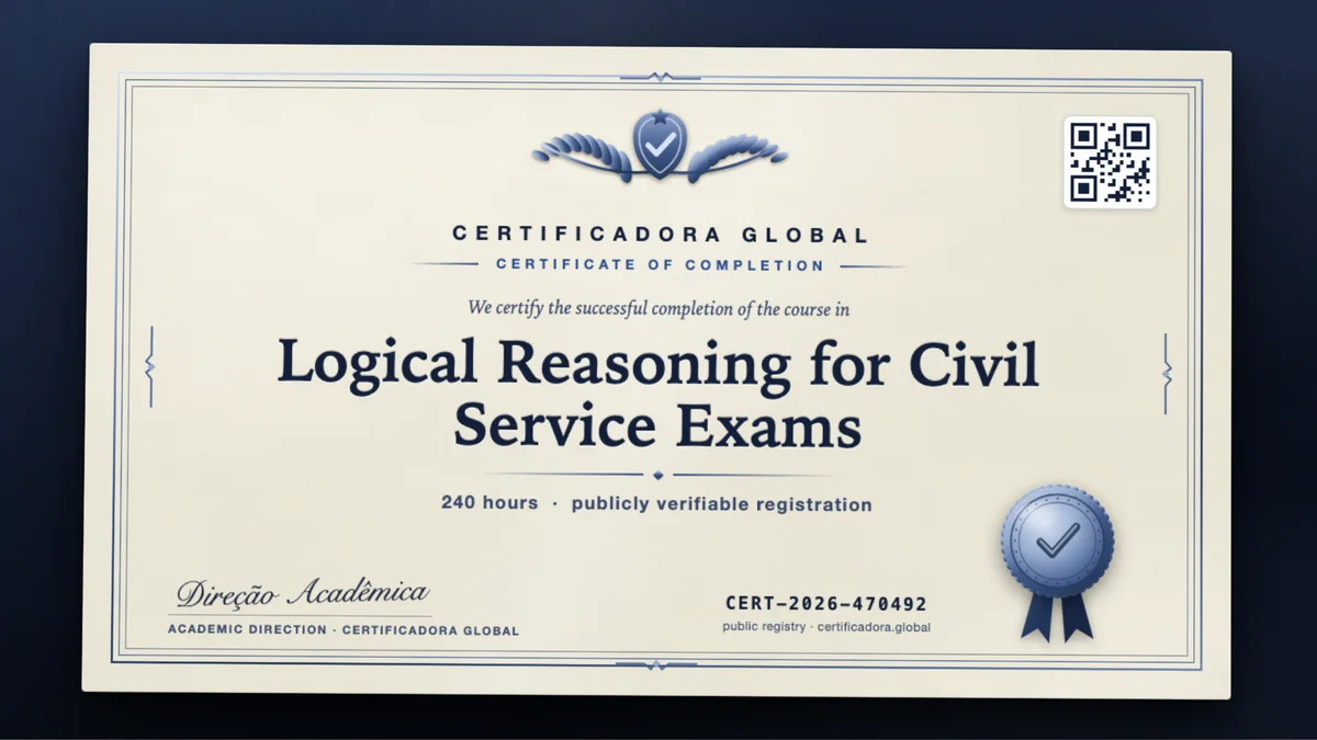 Cover of the Logical Reasoning for Civil Service Exams course