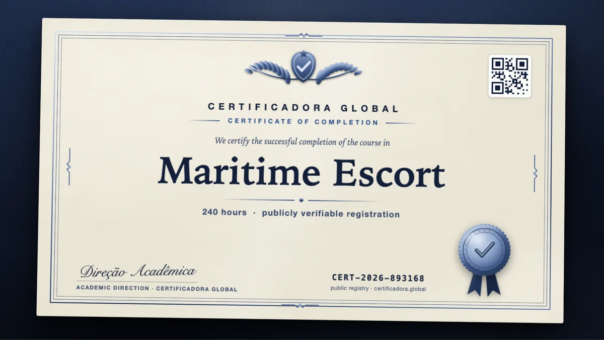 Cover of the Maritime Escort course