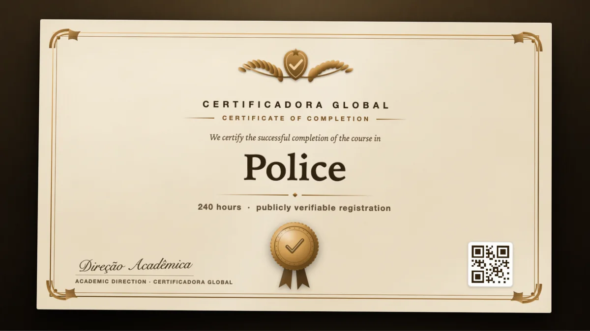Cover of the Police course