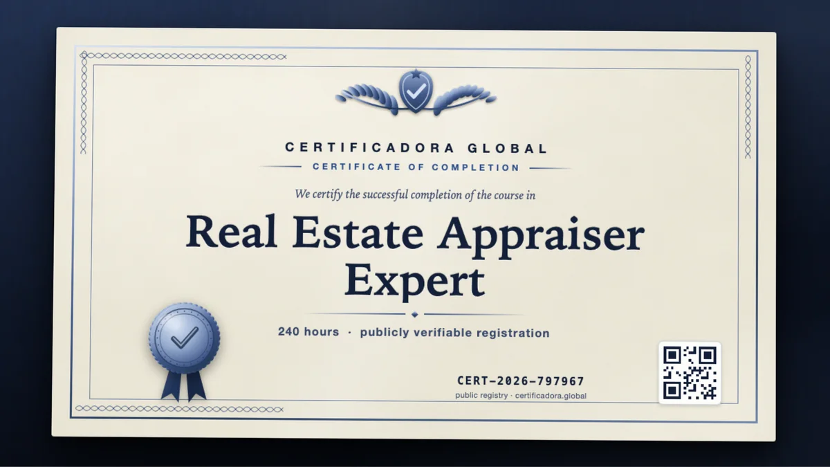 Cover of the Real Estate Appraiser Expert course
