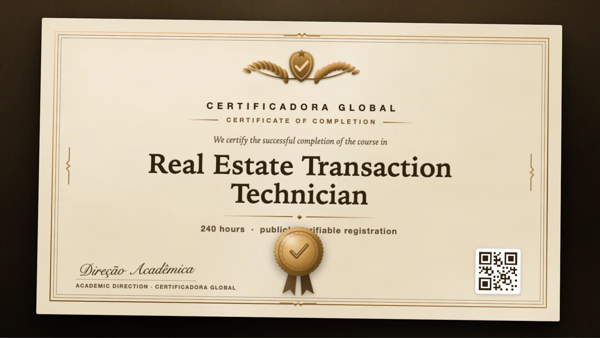 Cover of the Real Estate Transaction Technician course