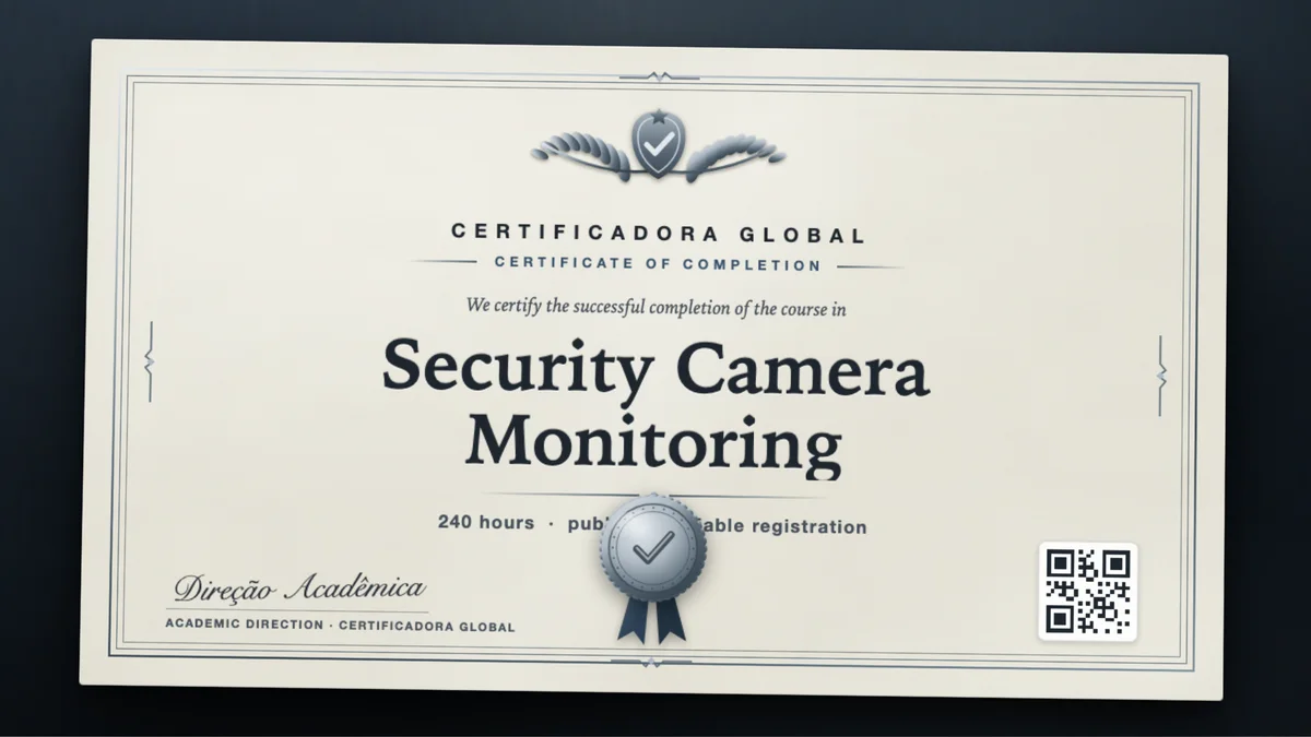 Cover of the Security Camera Monitoring course