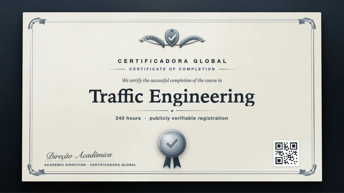 Cover of the Traffic Engineering course