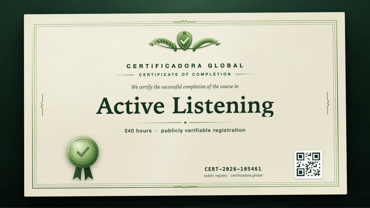 Cover of the Active Listening course