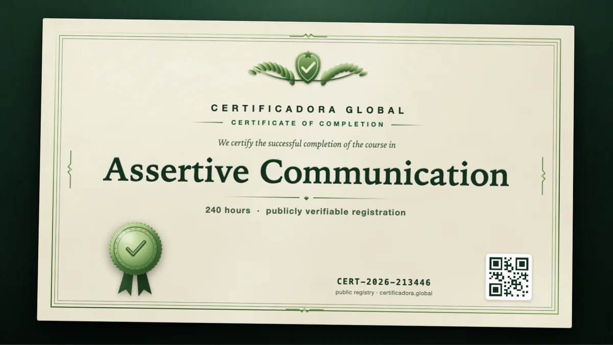 Cover of the Assertive Communication course