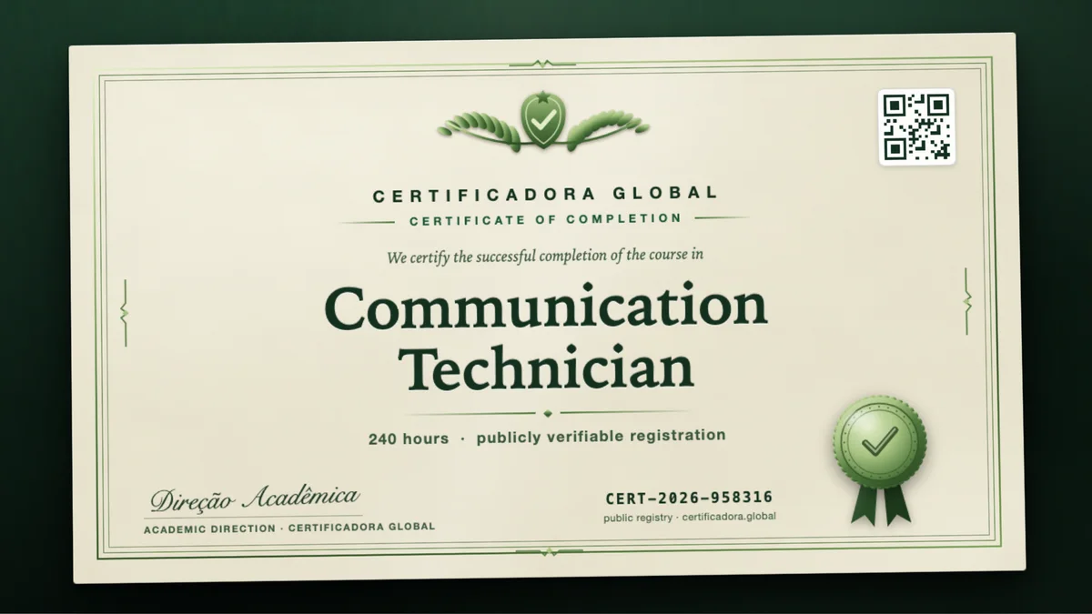 Cover of the Communication Technician course
