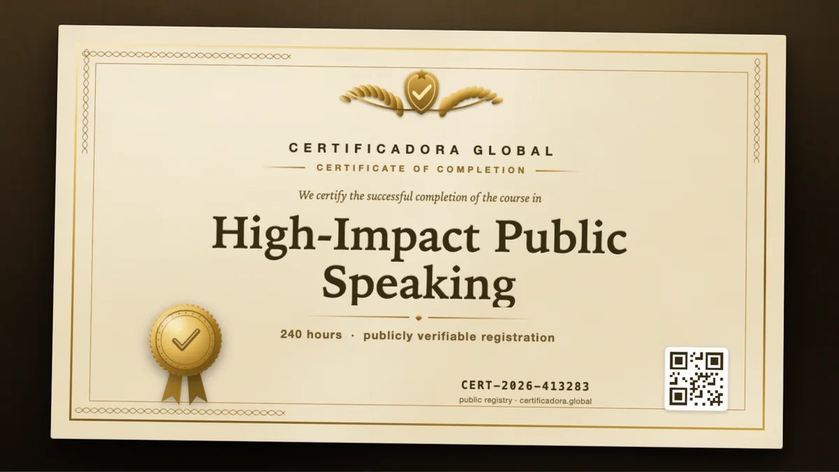 Cover of the High-Impact Public Speaking course