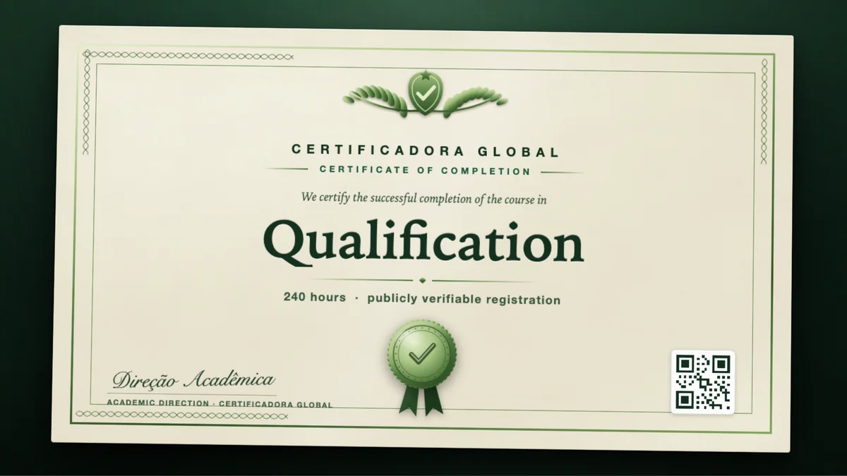 Cover of the Qualification course