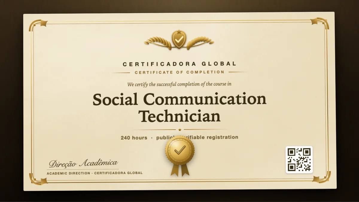 Cover of the Social Communication Technician course