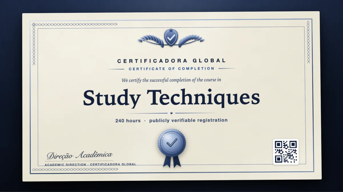 Cover of the Study Techniques course