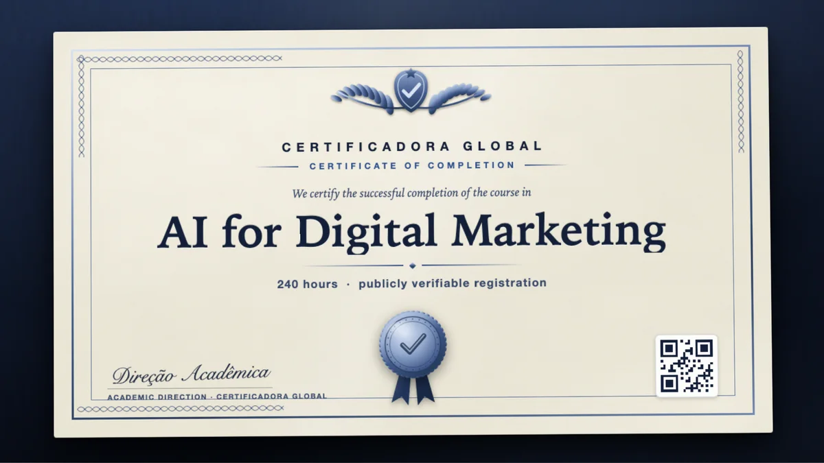 Cover of the AI for Digital Marketing course