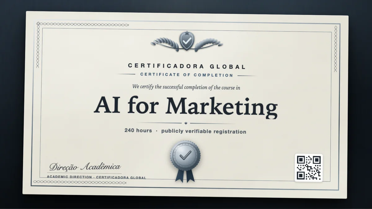 Cover of the AI for Marketing course