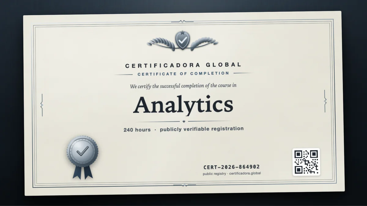 Cover of the Analytics course