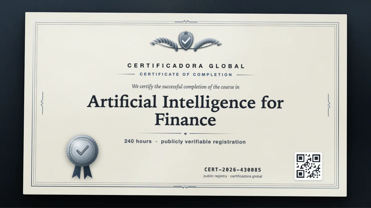 Cover of the Artificial Intelligence for Finance course