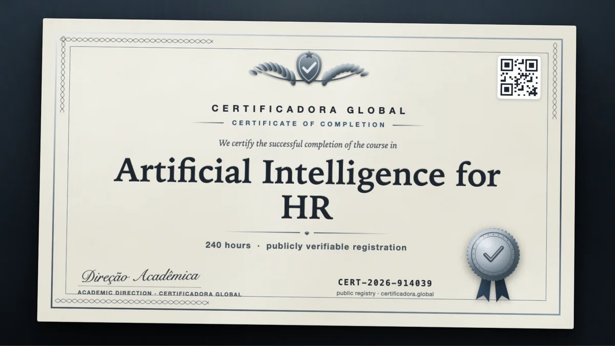 Cover of the Artificial Intelligence for HR course