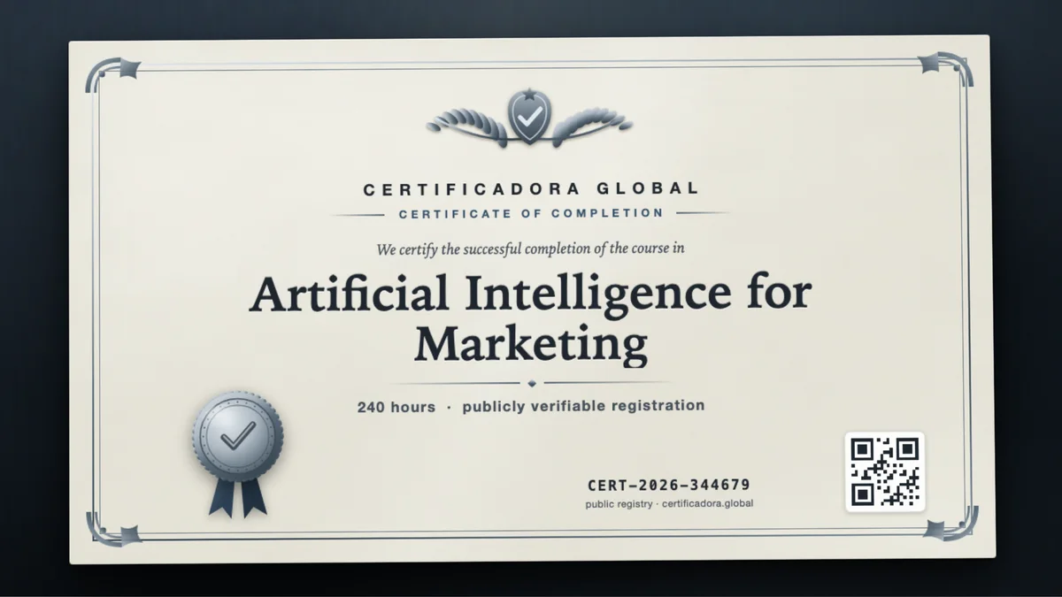 Cover of the Artificial Intelligence for Marketing course