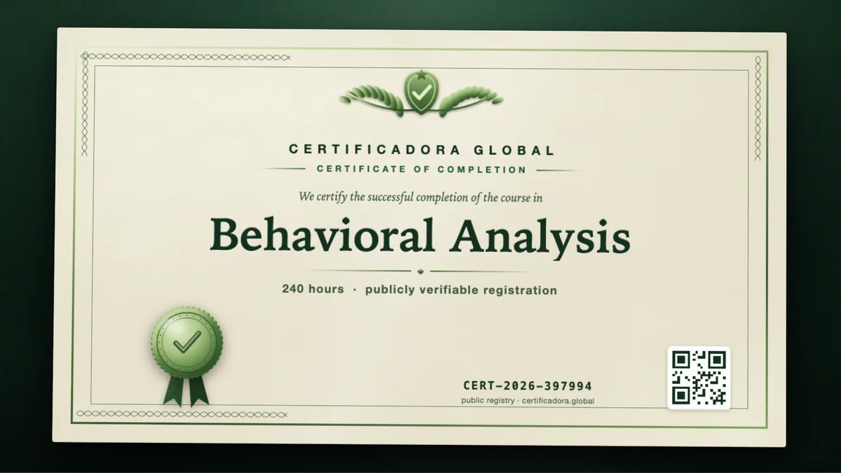 Cover of the Behavioral Analysis course