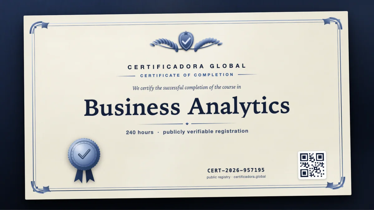 Cover of the Business Analytics course
