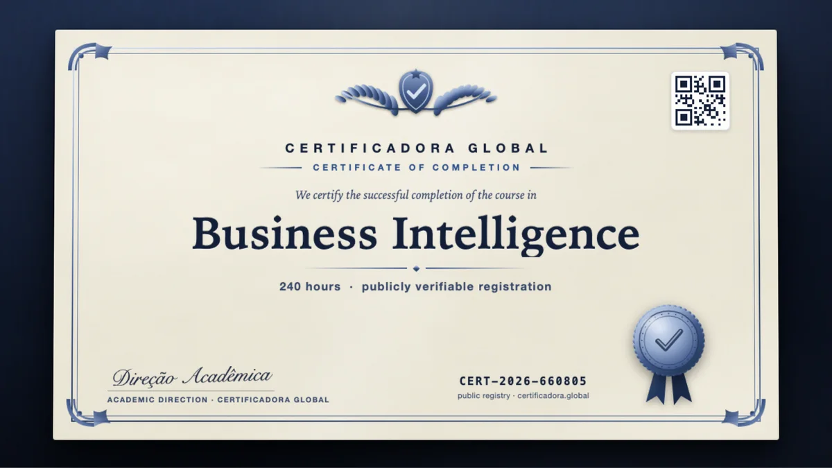 Cover of the Business Intelligence course