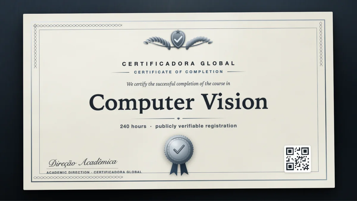 Cover of the Computer Vision course