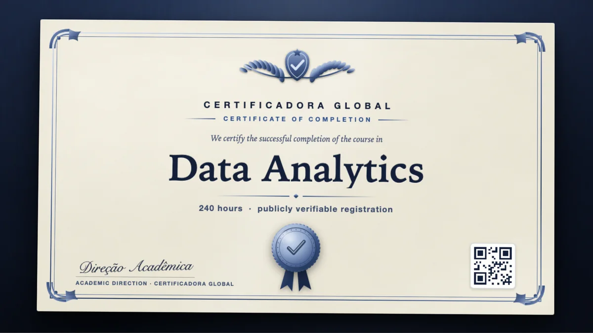 Cover of the Data Analytics course