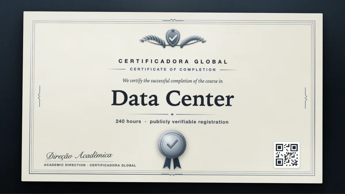 Cover of the Data Center course