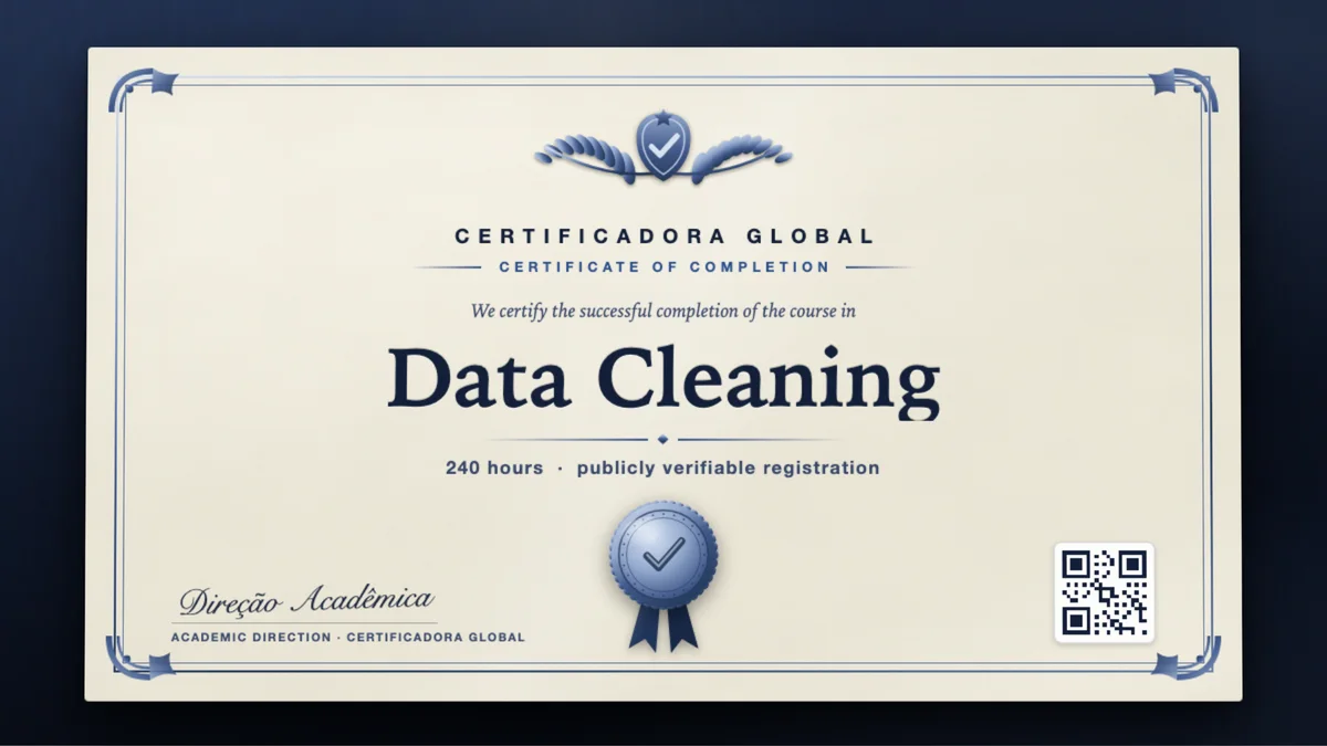 Cover of the Data Cleaning course