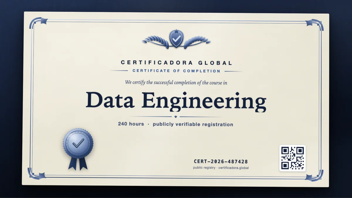 Cover of the Data Engineering course
