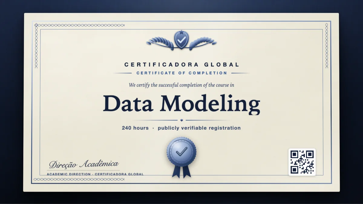 Cover of the Data Modeling course