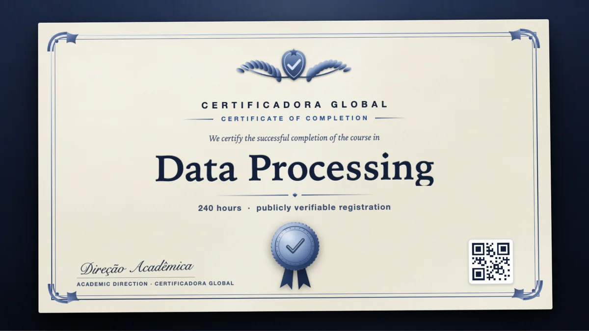 Cover of the Data Processing course