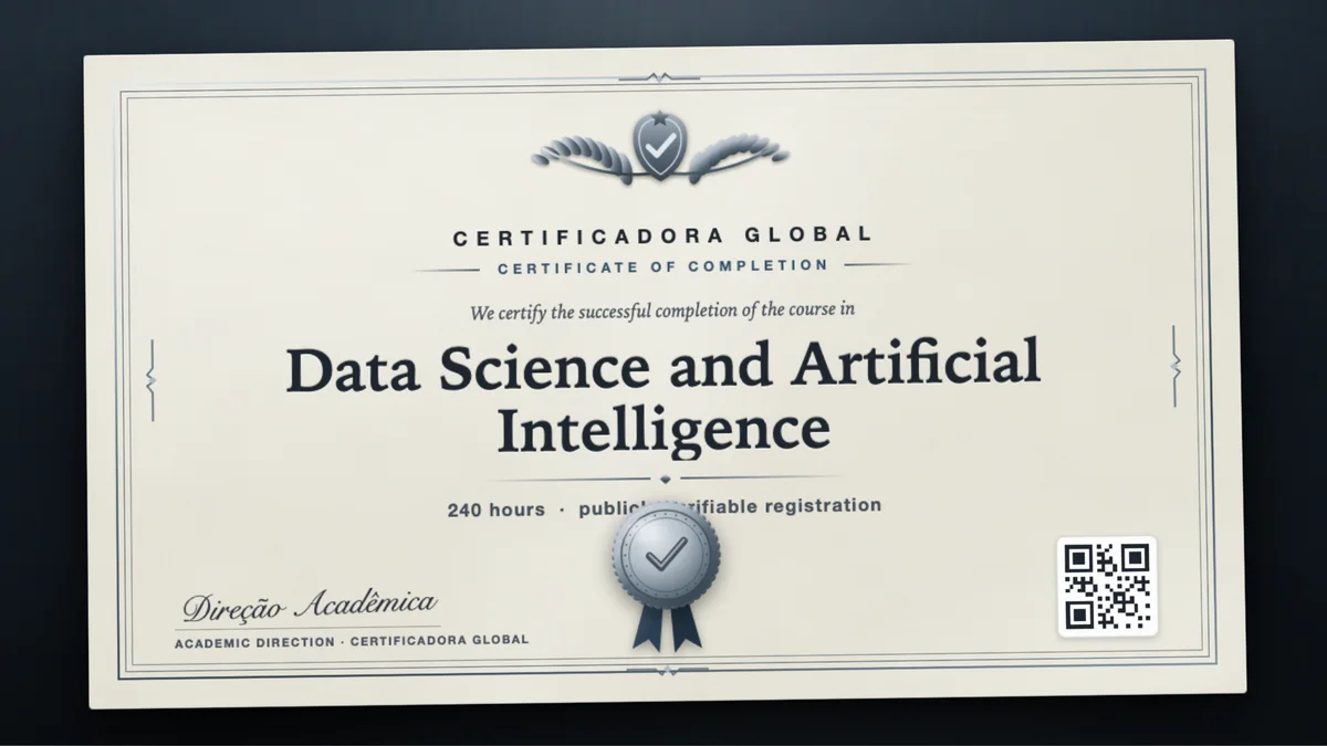 Cover of the Data Science and Artificial Intelligence course