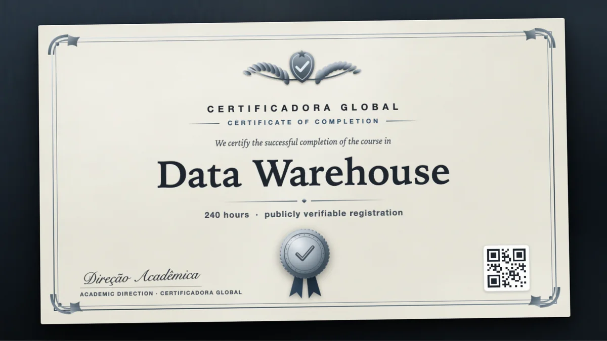 Cover of the Data Warehouse course