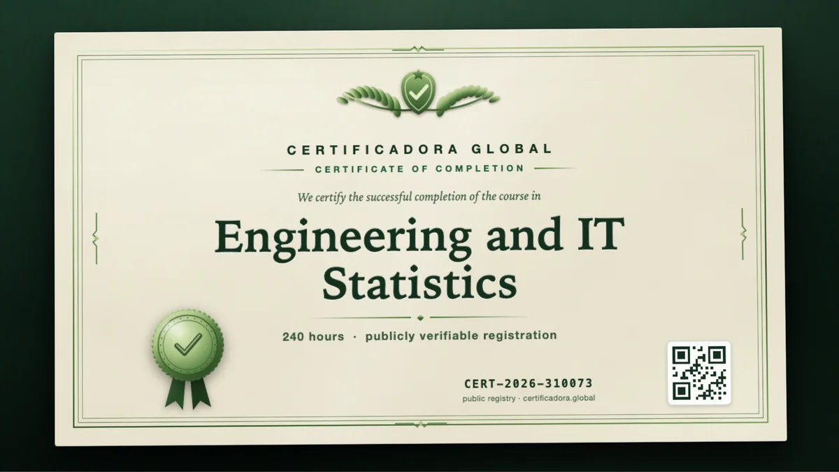 Cover of the Engineering and IT Statistics course