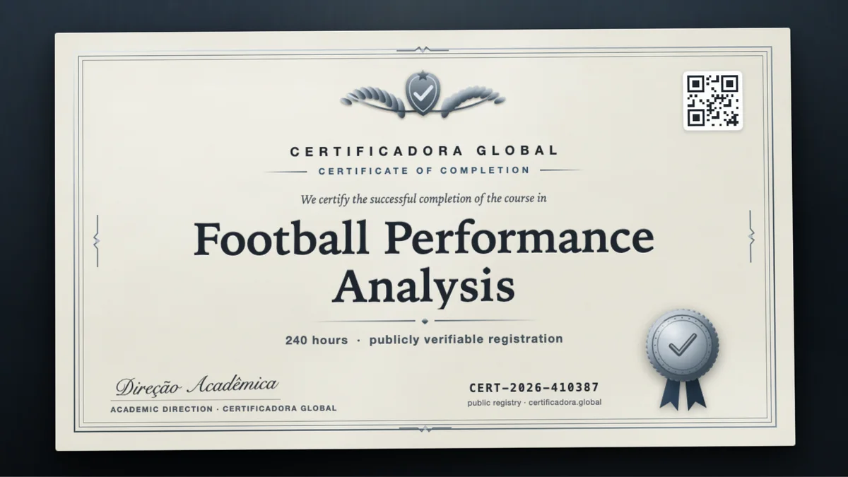 Cover of the Football Performance Analysis course