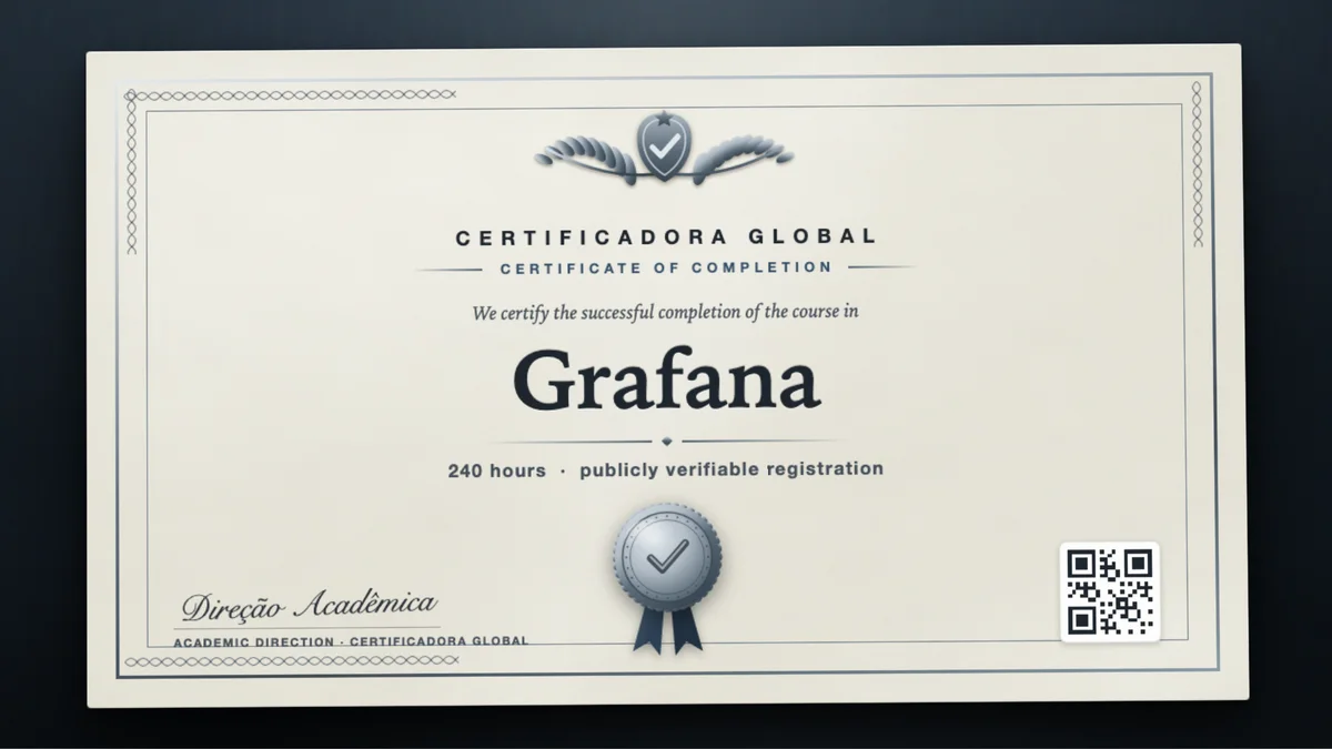 Cover of the Grafana course