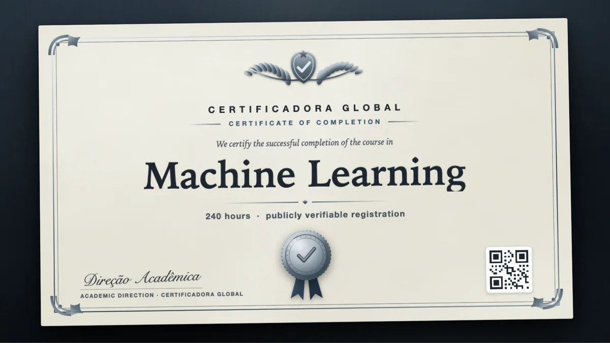 Cover of the Machine Learning course
