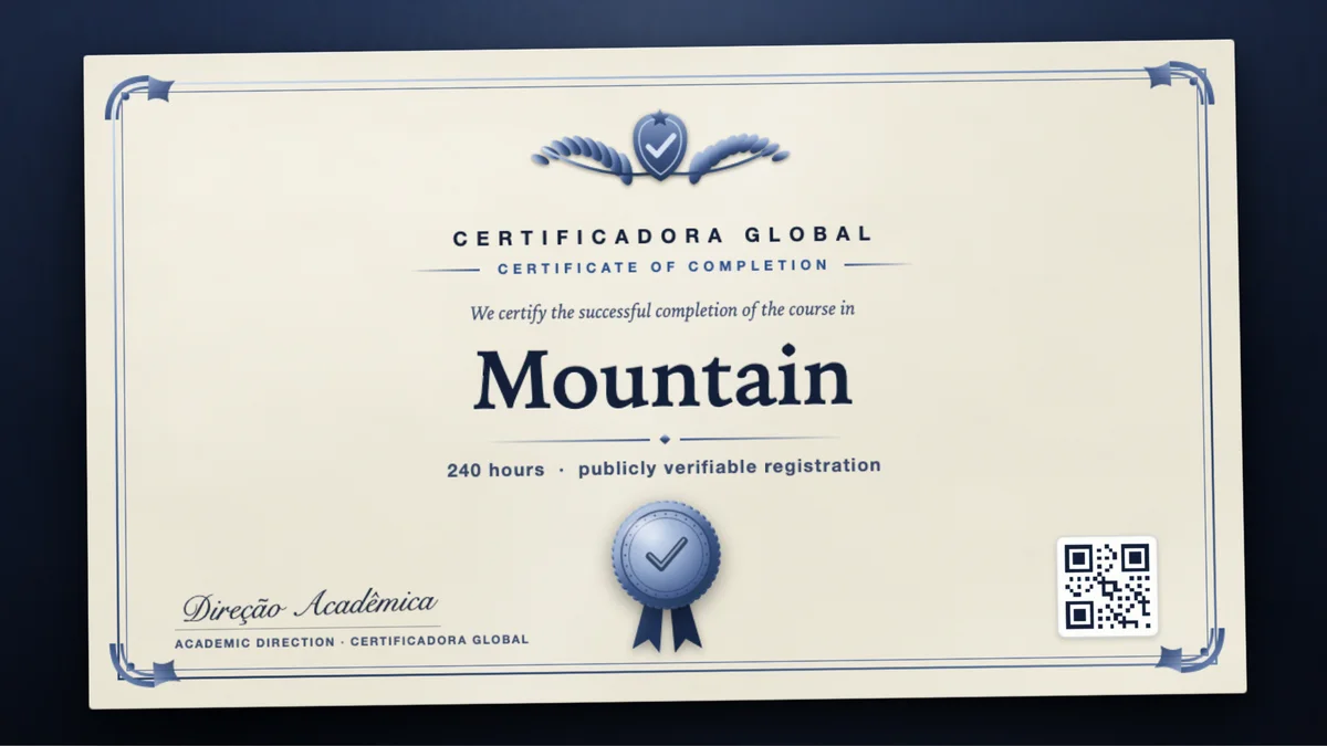 Cover of the Mountain course