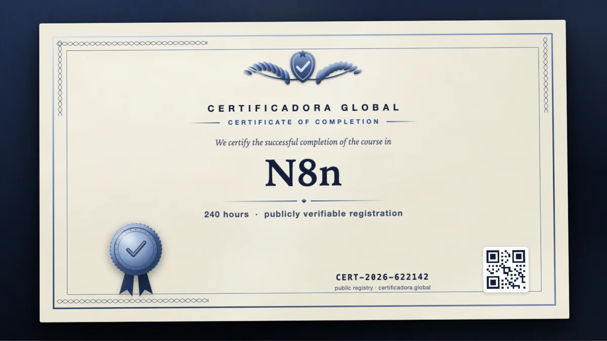 Cover of the N8n course